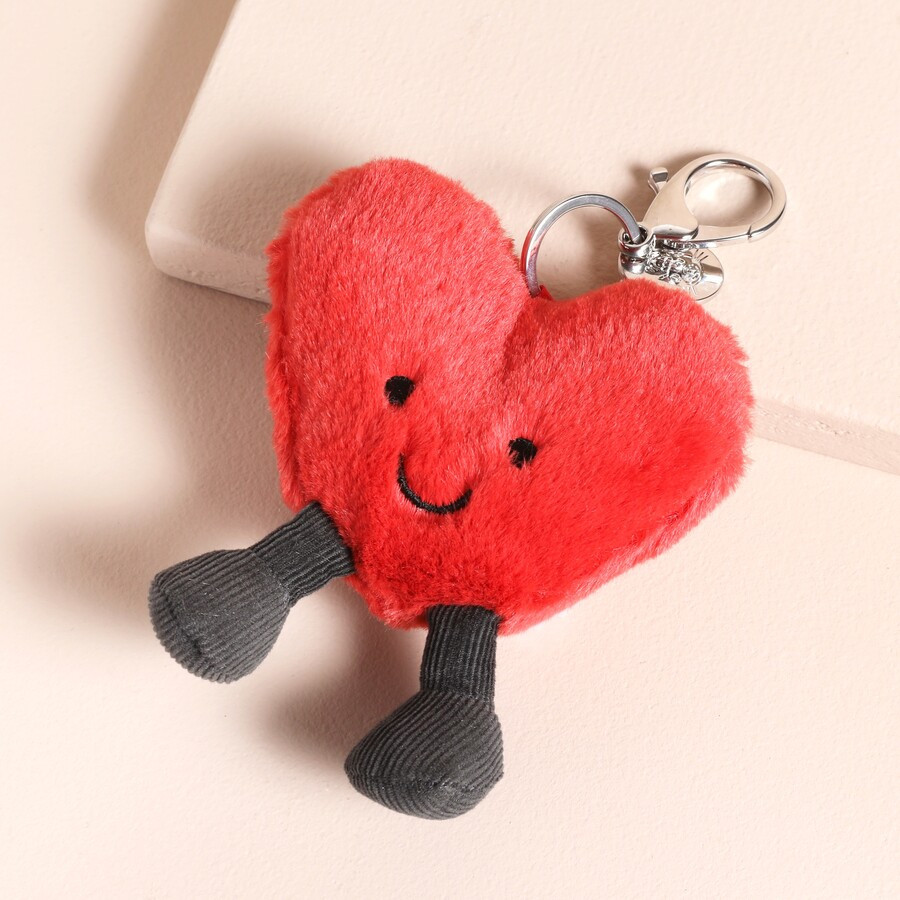 Jellycat Amuseables Heart Bag Charm | Lisa Angel