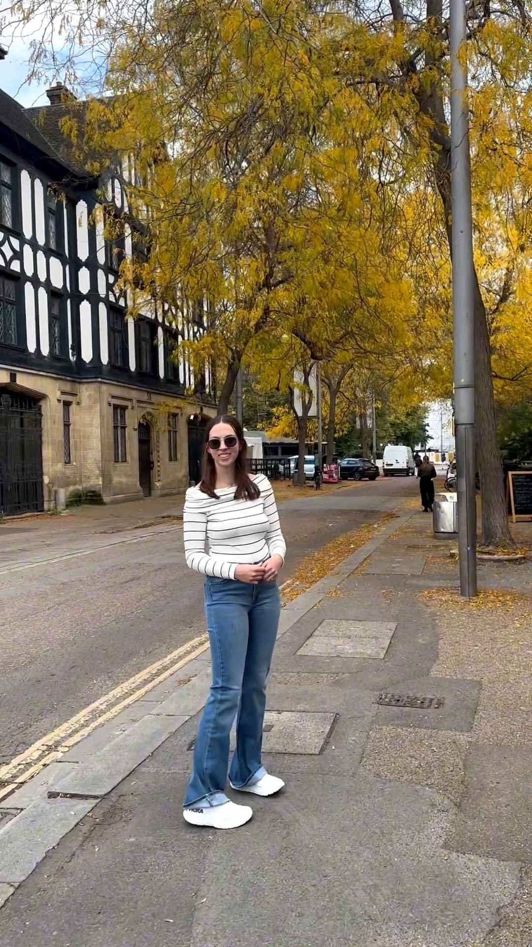 the cutest london outfit for strolling around for a UK tourist day. casual yet stylish look perfect for walking a ton in the city🤍🇬🇧

#LTKTall #LTKFindsUnder50 #LTKFindsUnder100