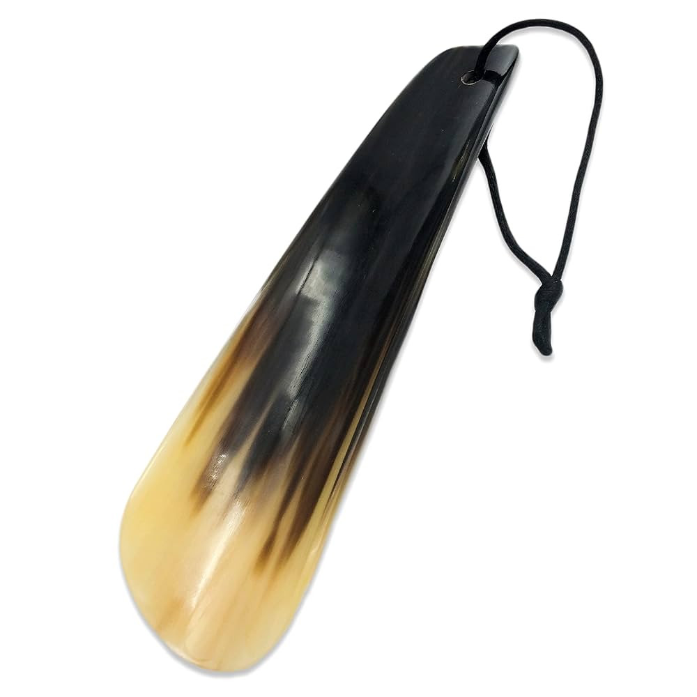 Lucky Franc's Real Horn Shoe Horn. Dress Shoe Horn for Men. Hand Crafted Luxury Horn Shoehorn for... | Amazon (US)