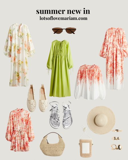 Summer new in 😍😍

Floral print, summer capsule wardrobe, maxi dresses, balloon sleeve dress, balloon sleeve blouse, sandals, straw hat, straw bag 

#LTKstyletip #LTKsummer #LTKeurope