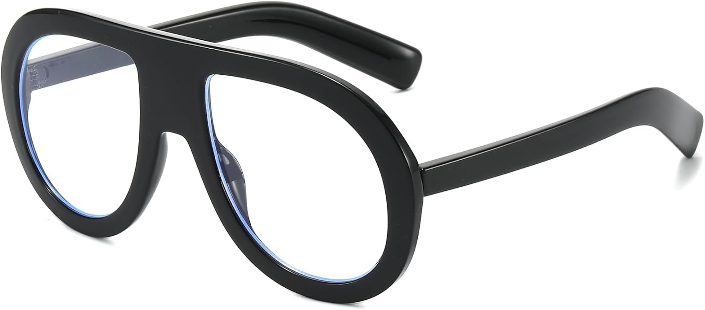 YAMEIZE Oversized Blue Light Blocking Glasses for Men Women Retro 70s Pilot Big Frame Blue Light ... | Amazon (US)
