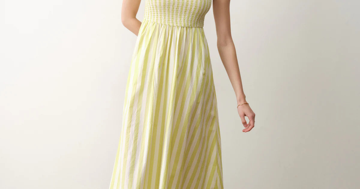 Darcy Poplin Smocked Dress | Marine Layer