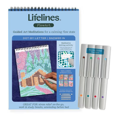 Lifelines FlowArt: Dot-By-Letter Snowed In | Target