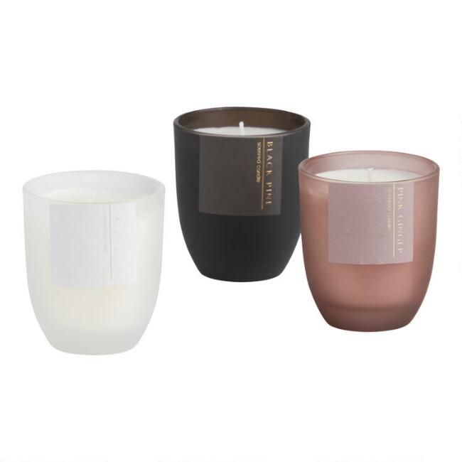 Frosted Glass Mood Scented Candle | World Market