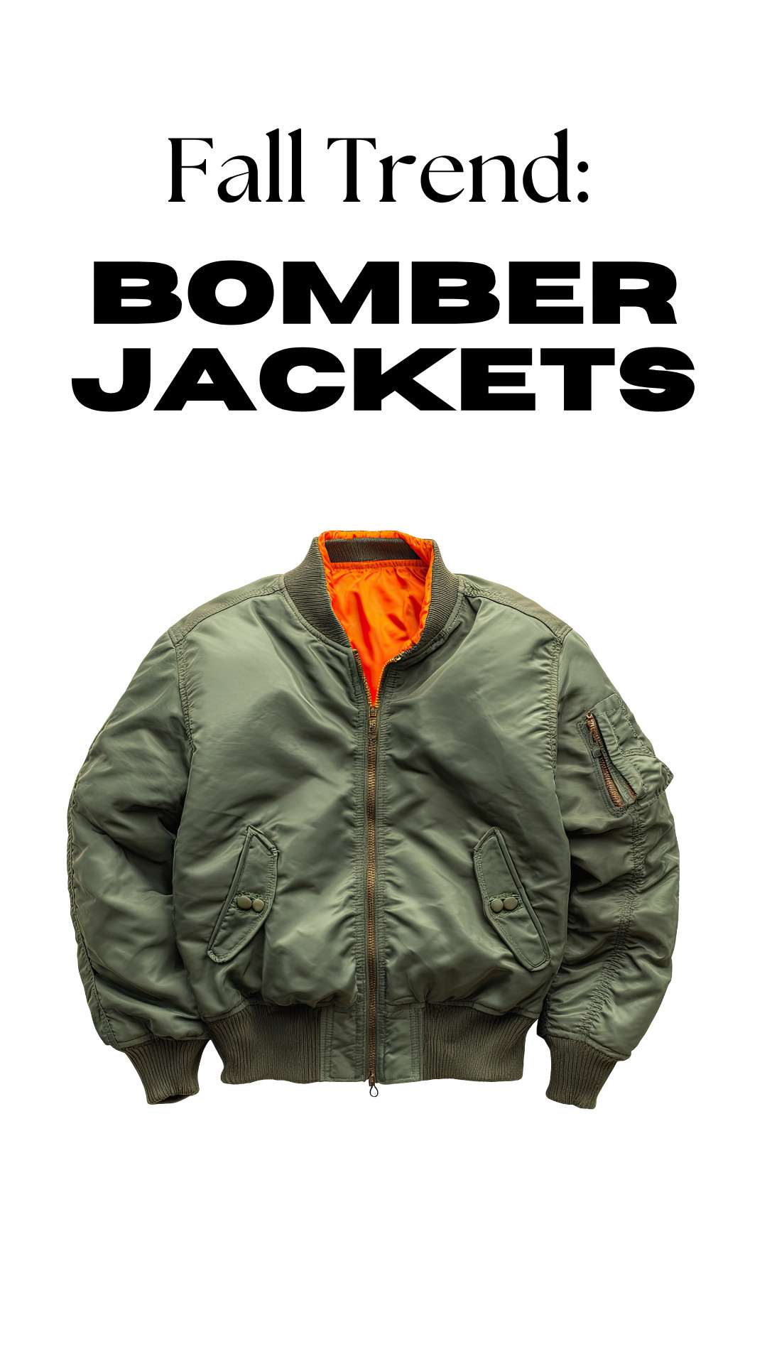 Bomber Jackets were seen on the fall runway shoes for 2026. 

A variety of colors and fabrics.  

 #LTKSeasonal #LTKOver40 #LTKMidsize