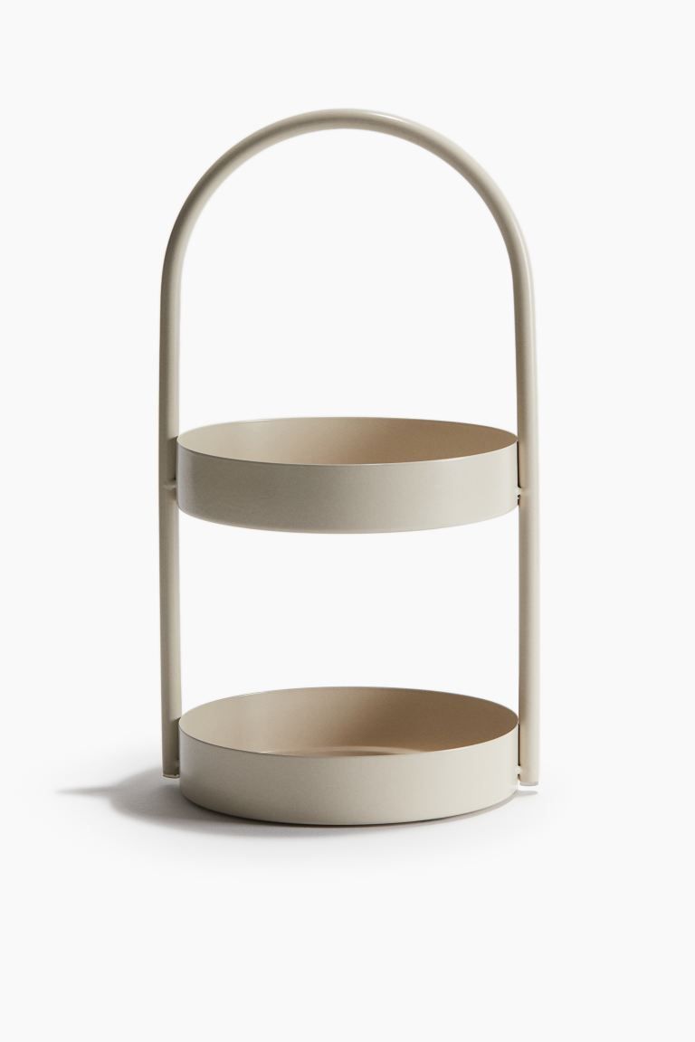 Two-tiered Tray - Light beige - Home All | H&M US | H&M (US + CA)