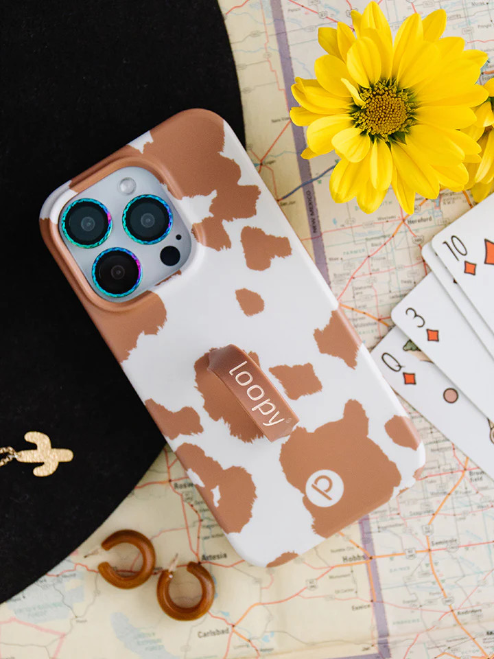 Loopy Cases - Brown Cow Print | Loopy Cases