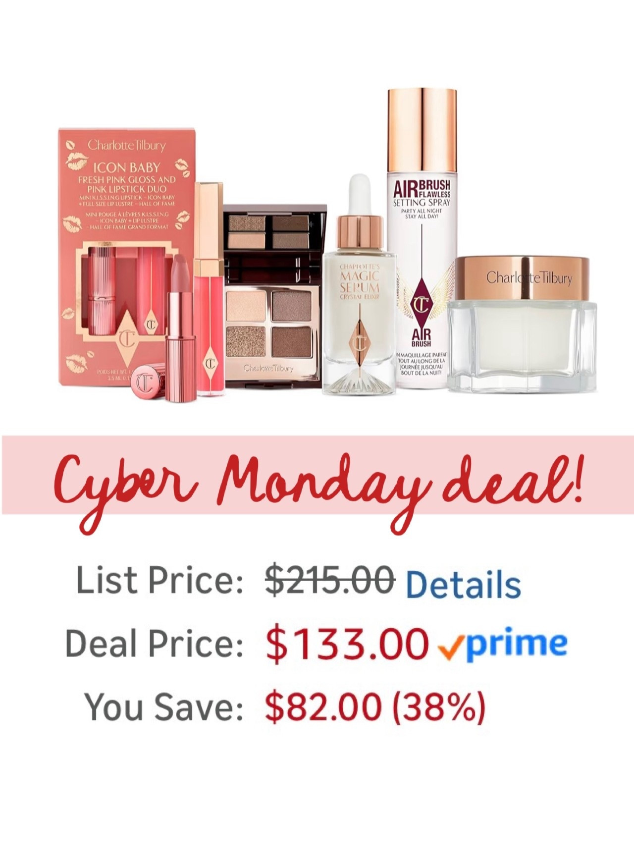Incredible Amazon cyber Monday deal! 

#giftidea #holiday #christmas #makeup #skincare #beauty

#LTKCyberWeek #LTKHoliday #LTKSaleAlert