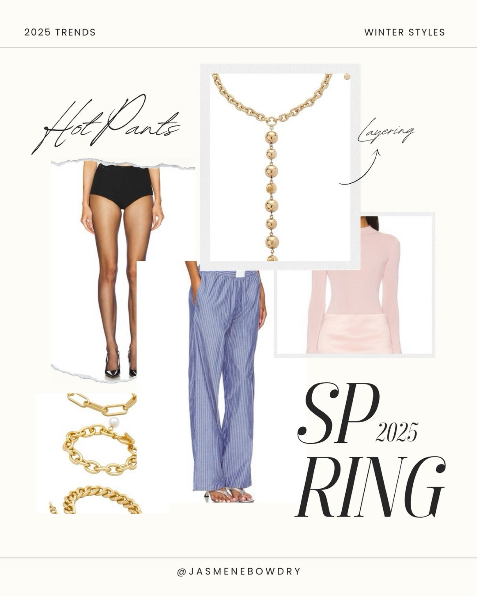 For 2025 we’re seeing stripes, fringe, stacked jewelry, and hot pants!

#LTKStyleTip #LTKOver40 #LTKFindsUnder100