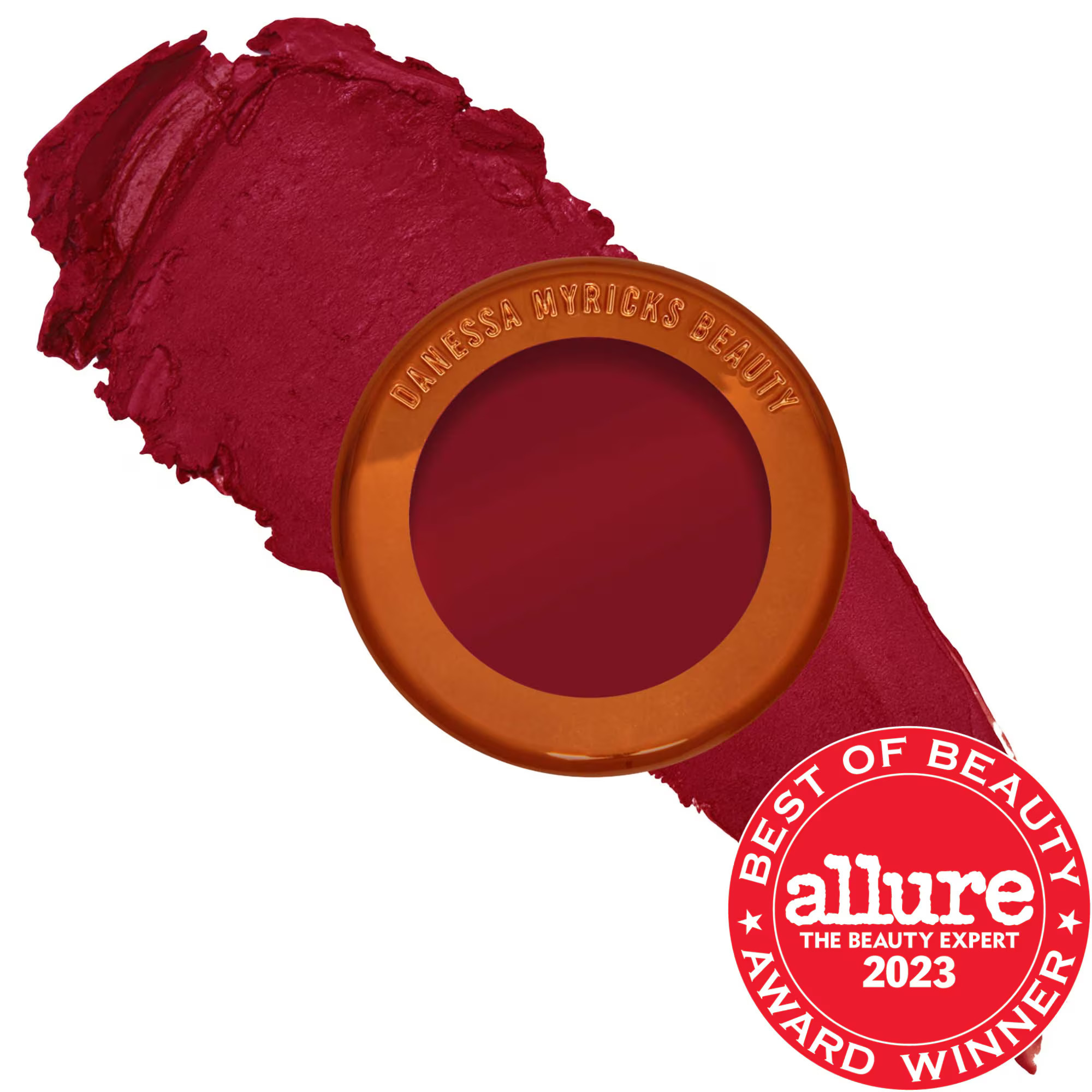 Danessa Myricks Beauty Yummy Skin Blurring Balm Powder Flushed - Matte Color for Cheek & Lip Dancing Queen 0.21 oz / 6 g | Sephora (US)