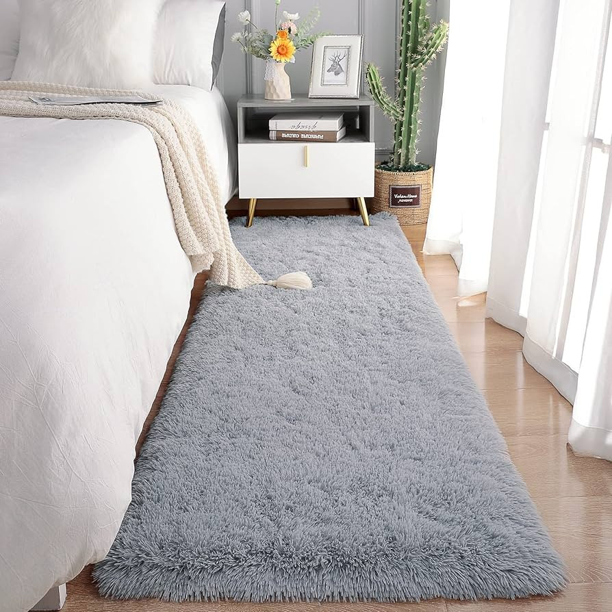 Chicrug Soft Runner Rugs for Bedroom Living Room Plush Fluffy Rug 2x6 Feet, Shag Furry Area Rug C... | Amazon (US)