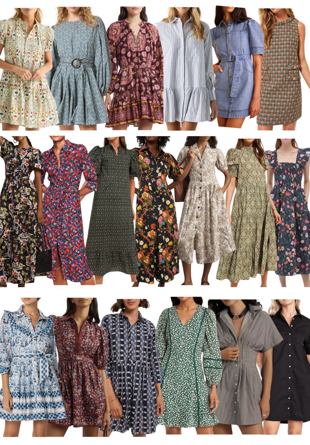 Beautiful feminine dresses for fall. More on DoSayGive.com 

#LTKStyleTip #LTKFindsUnder100 #LTKFindsUnder50