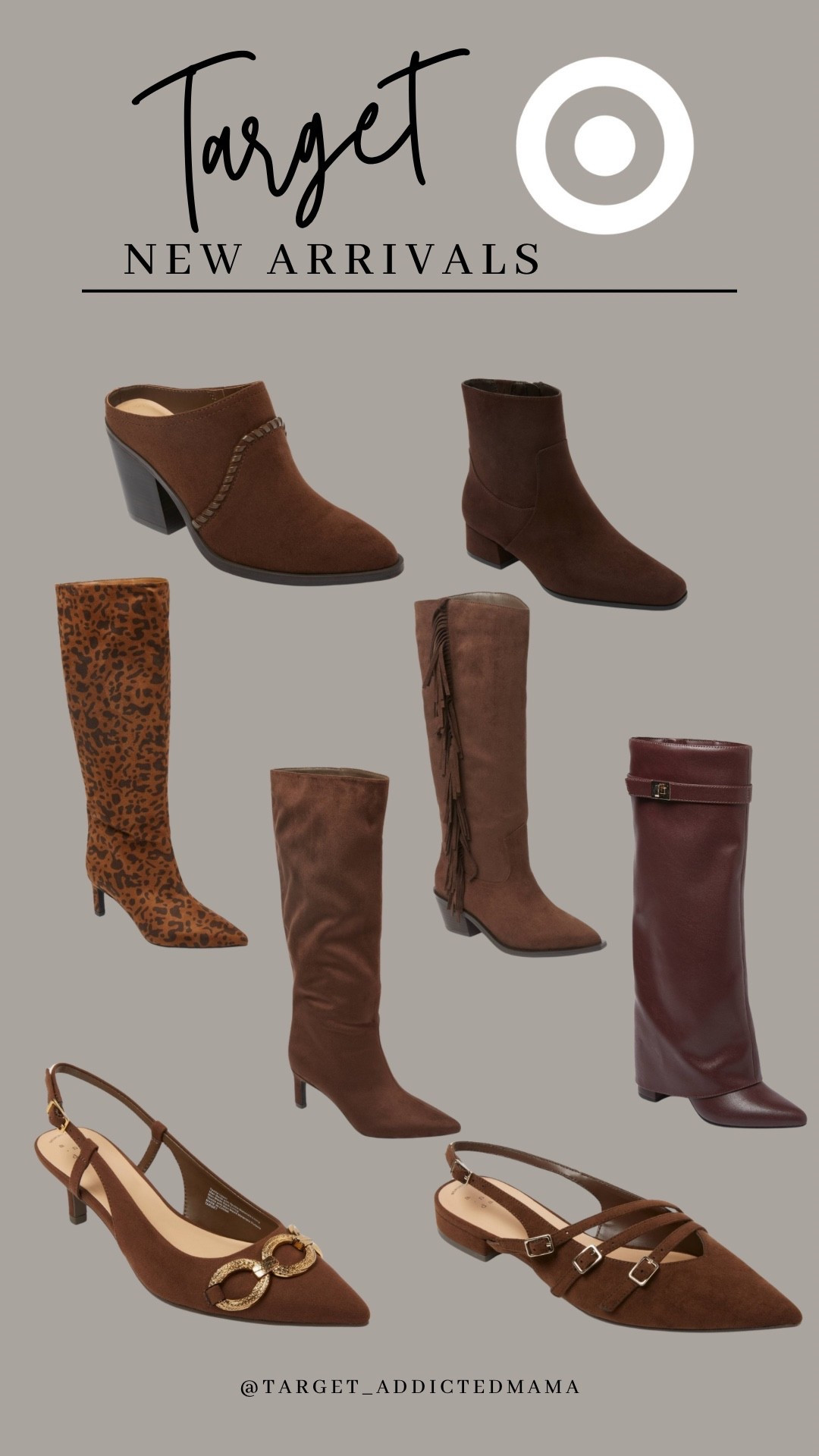 Women’s shoes at Target
All the brown shoes for Fall! 
Women’s Boots


#LTKSaleAlert #LTKSeasonal #LTKShoeCrush