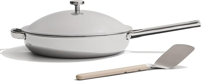Our Place Titanium Always Pan Pro - 27cm (2.65L) No-Coating Nonstick Skillet | Tri-Ply Titanium &... | Amazon (UK)