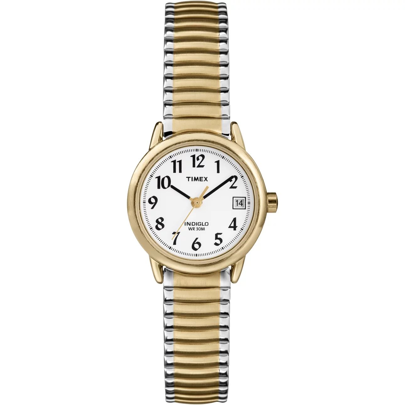 Timex Women's Easy Reader 25mm Watch – Two-Tone Case White Dial with Expansion Band - Walmart.c... | Walmart (US)