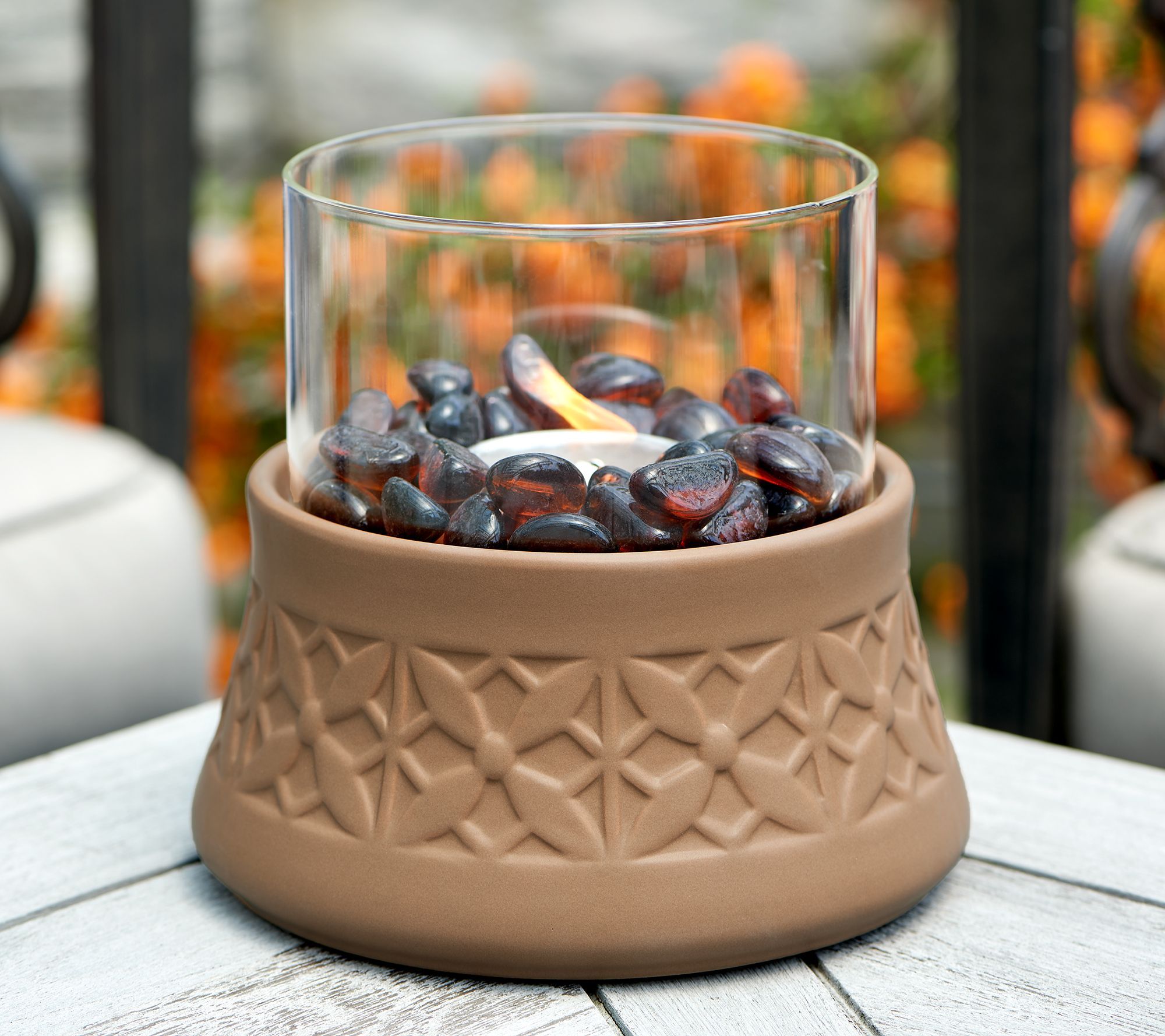 Garden Reflections Outdoor Tabletop Firebowl | QVC