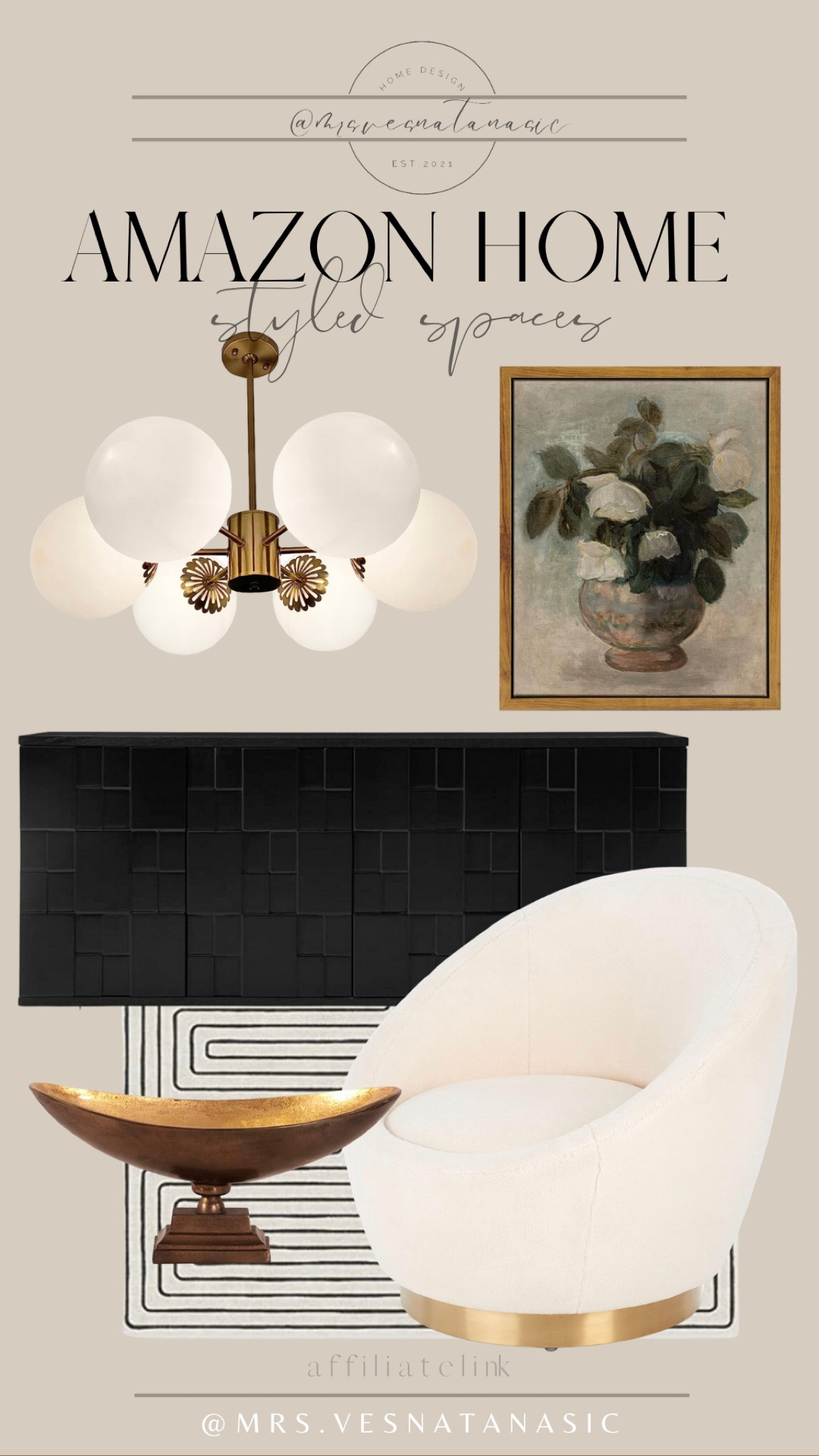Amazon home styled space! Mixing modern pieces with vintage, antique pieces. 

#LTKsalealert #LTKhome #LTKFind