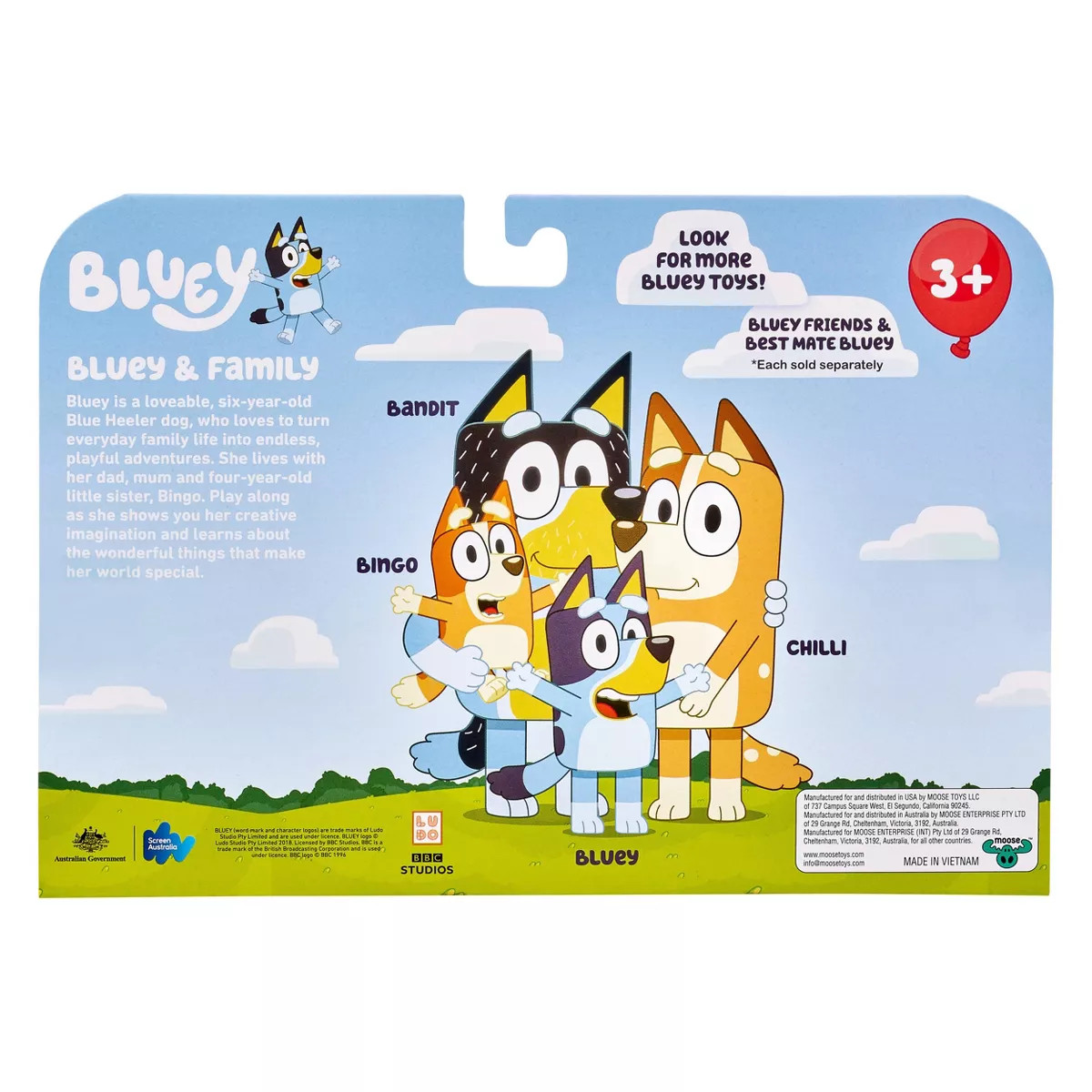 Bluey & Family Figures - 4pk | Target
