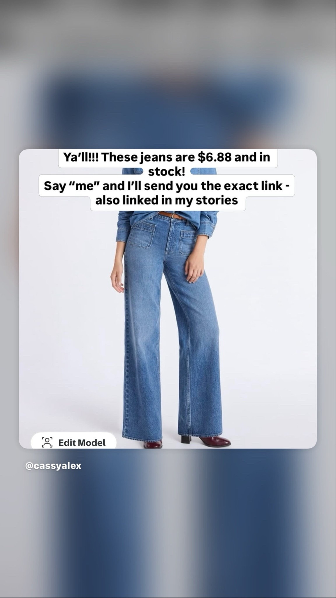 $6.88!!! Snag them while they’re still available! Linked in my Instagram stories and in my LTK shop (link in bio). #jeansonsale

#LTKgrwm #LTKdayinmylife #LTKootd