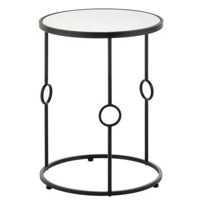 mDesign Round Inlay Top Accent Table | Target