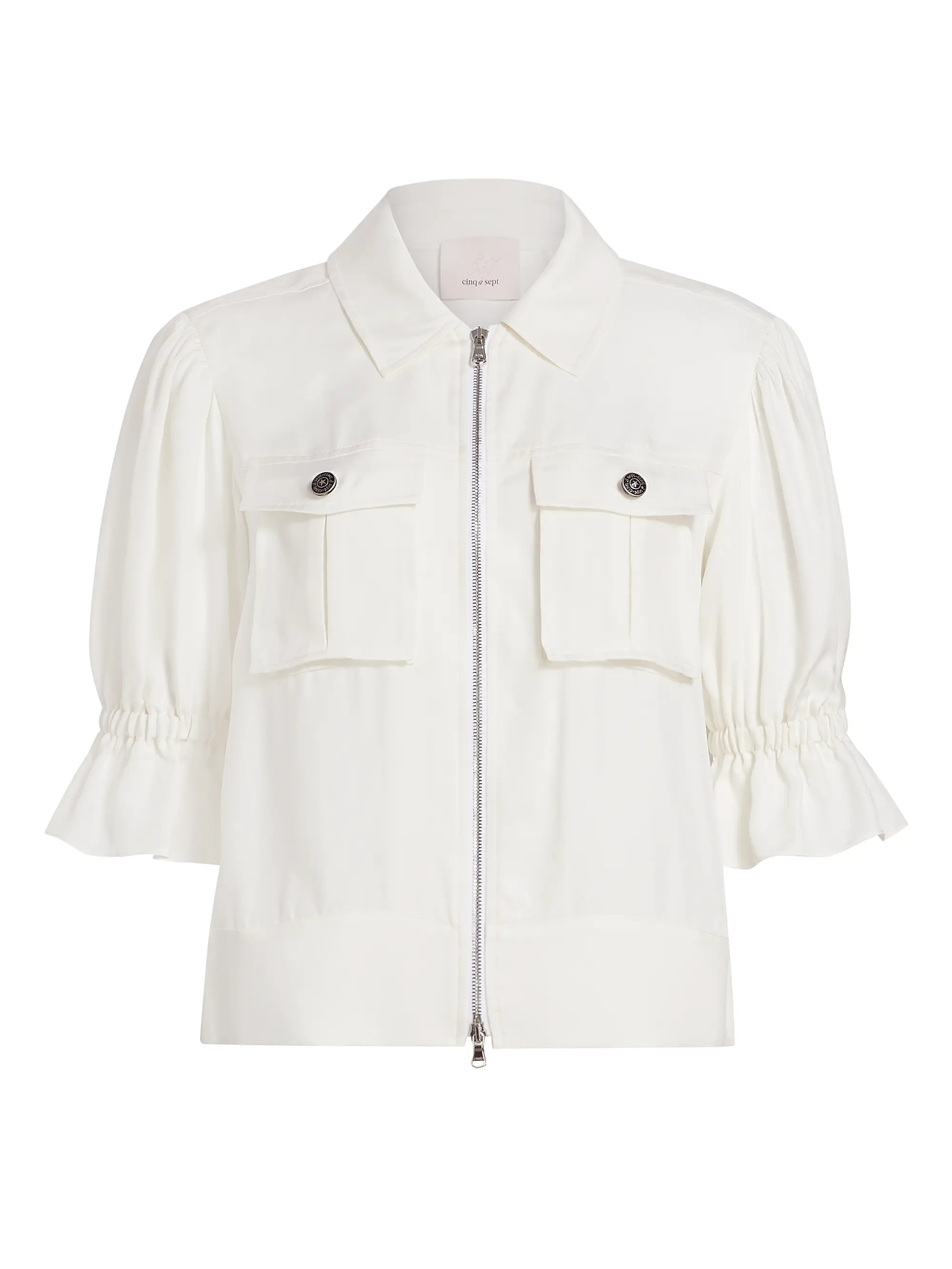 Holly Puff-Sleeve Utility Jacket | Saks Fifth Avenue