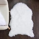 Sweet Home Collection Faux Fur Area Rug Sheepskin Decorative Chair Sofa Couch Throw 3' x 2' Foot Sof | Amazon (US)
