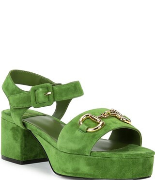 Jeffrey Campbell Timeless Suede Horse Bit Platform Sandals | Dillard's | Dillard's
