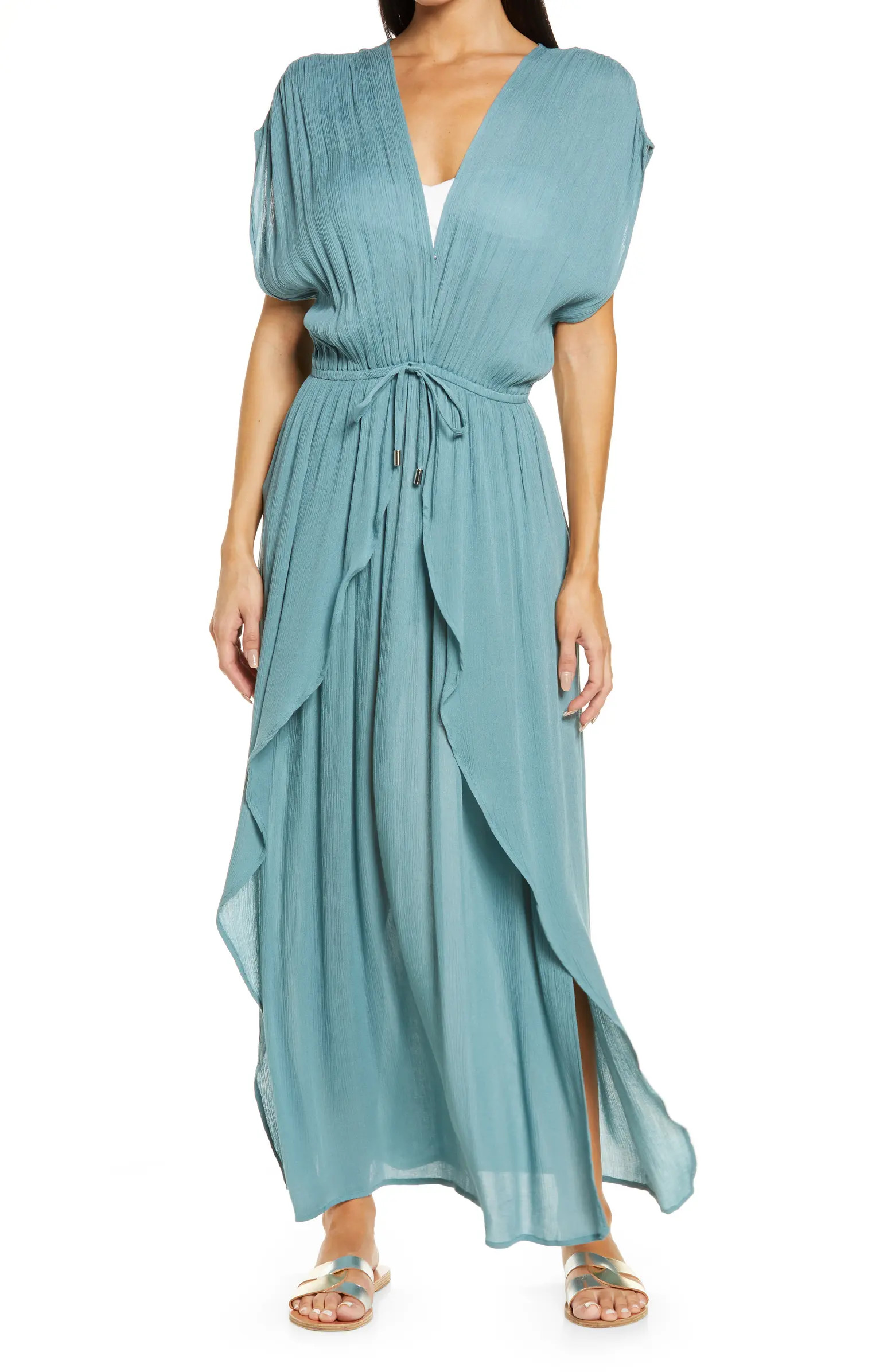 Wrap Maxi Cover-Up Dress | Nordstrom