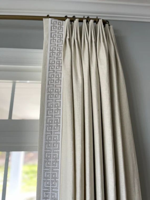 Custom Drapery Panels/custom Curtains/trim | Etsy | Etsy (US)