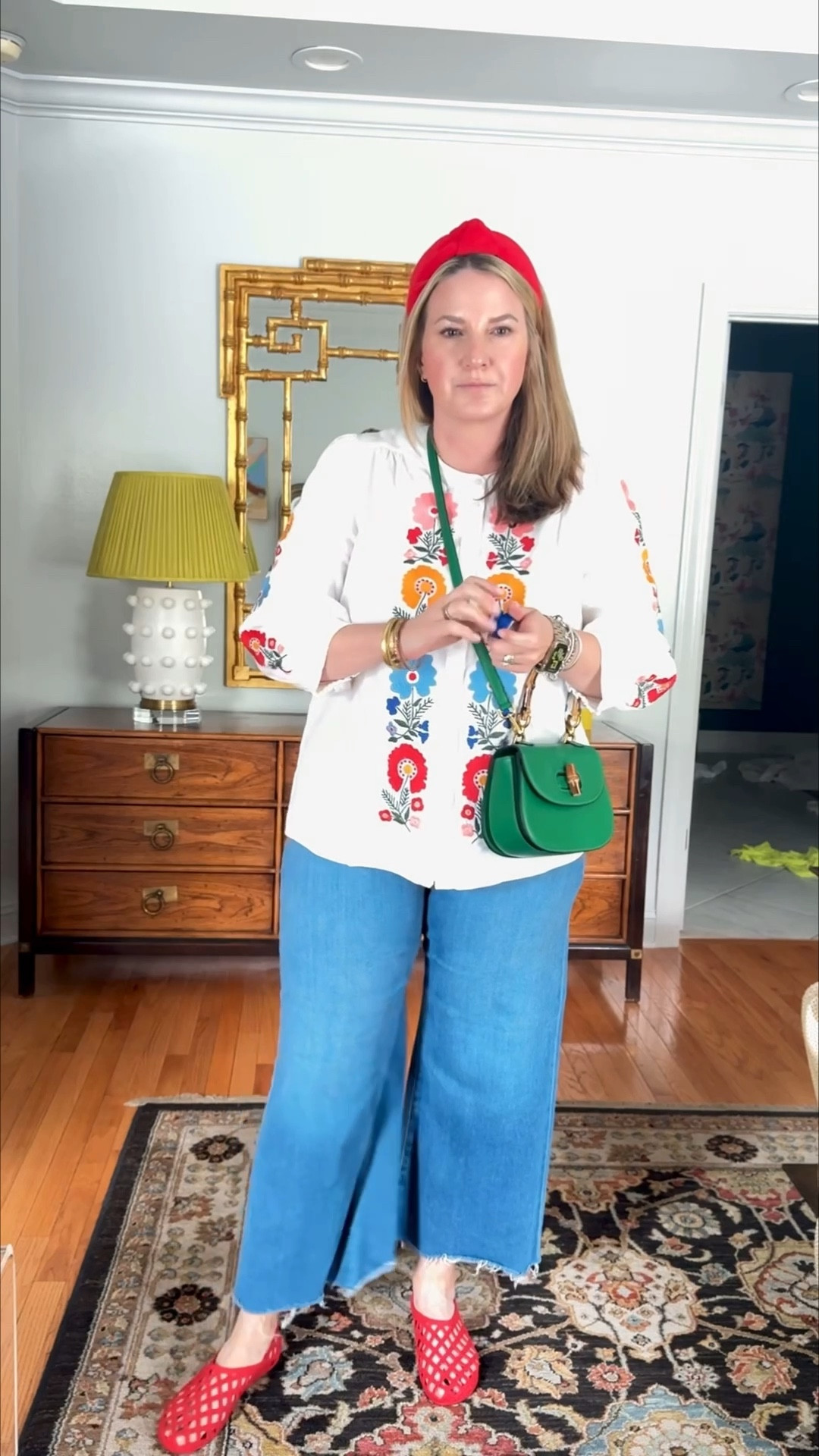 Love this Boden top, currently 25% off 
Women’s casual outfit inspo 

#LTKMidsize #LTKOver40 #LTKSaleAlert