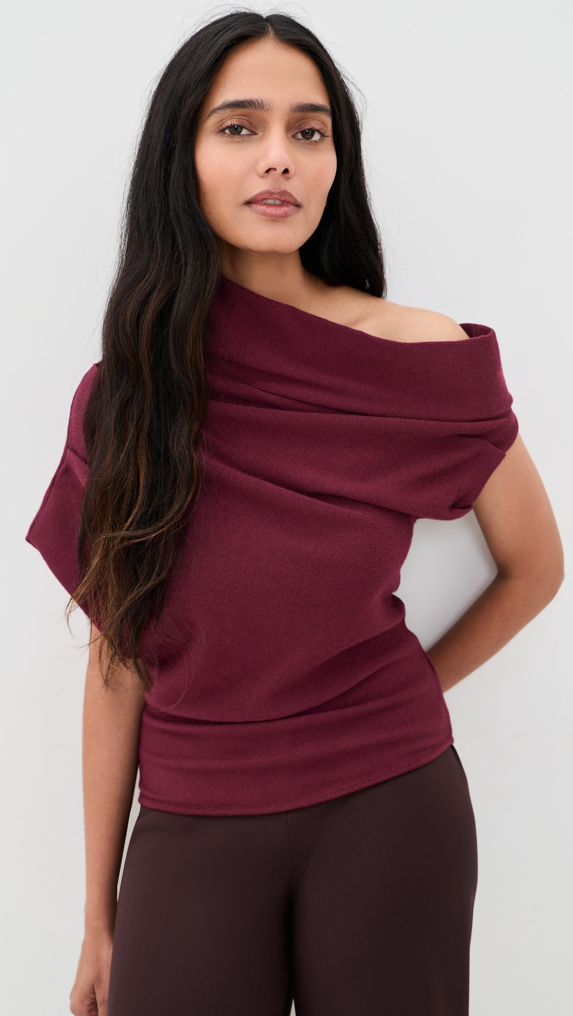STAUD Mabel Sweater Pinot M | Shopbop