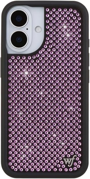 Wildflower Cases - Compatible with iPhone 16 | Protective Black Bumper, 6.5ft Drop Test Certified... | Amazon (US)