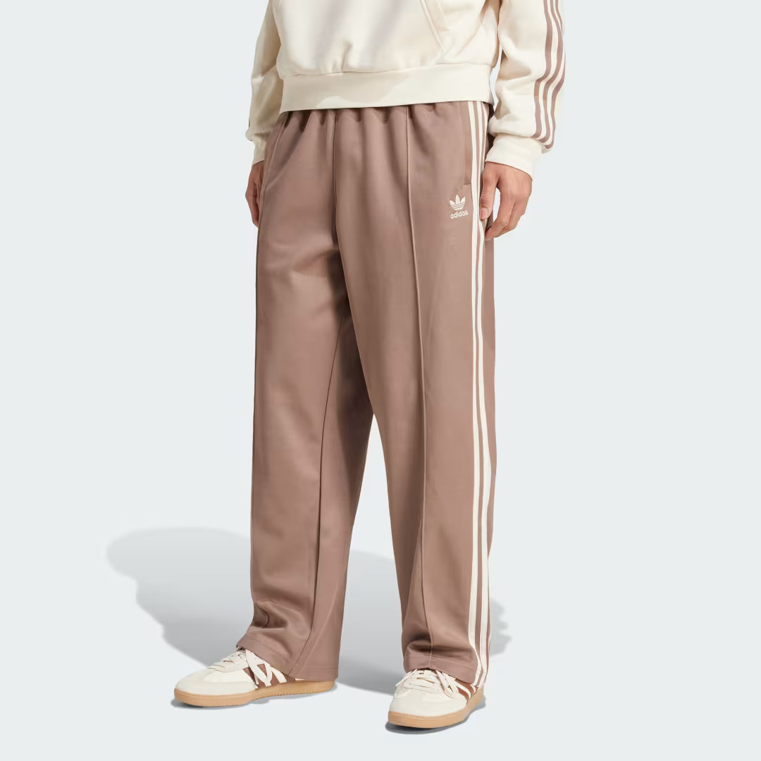 adidas Adicolor Baggy Fit Firebird Track Pants Trace Brown L Mens | adidas (US)