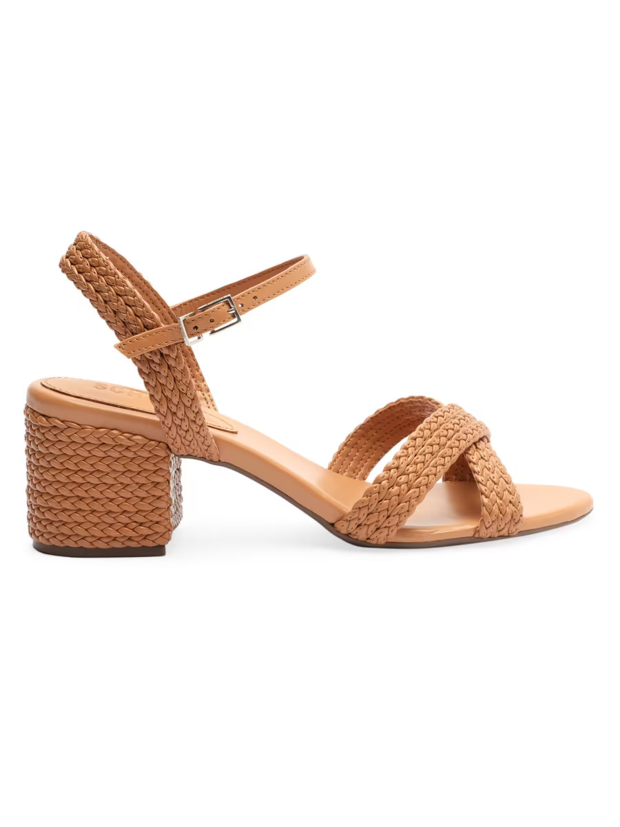 Karima 60MM Braided Leather Sandals | Saks Fifth Avenue