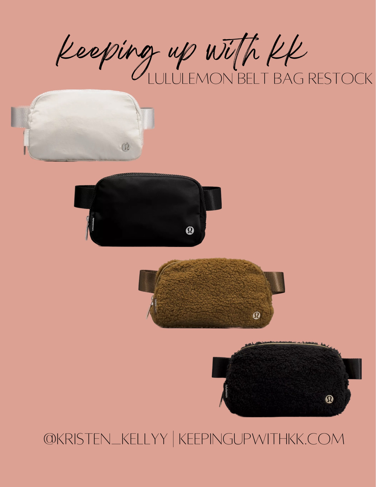 lululemon belt bag restock! would be a perfect gift for her this holiday season! 

#LTKfit #LTKHoliday #LTKGiftGuide
