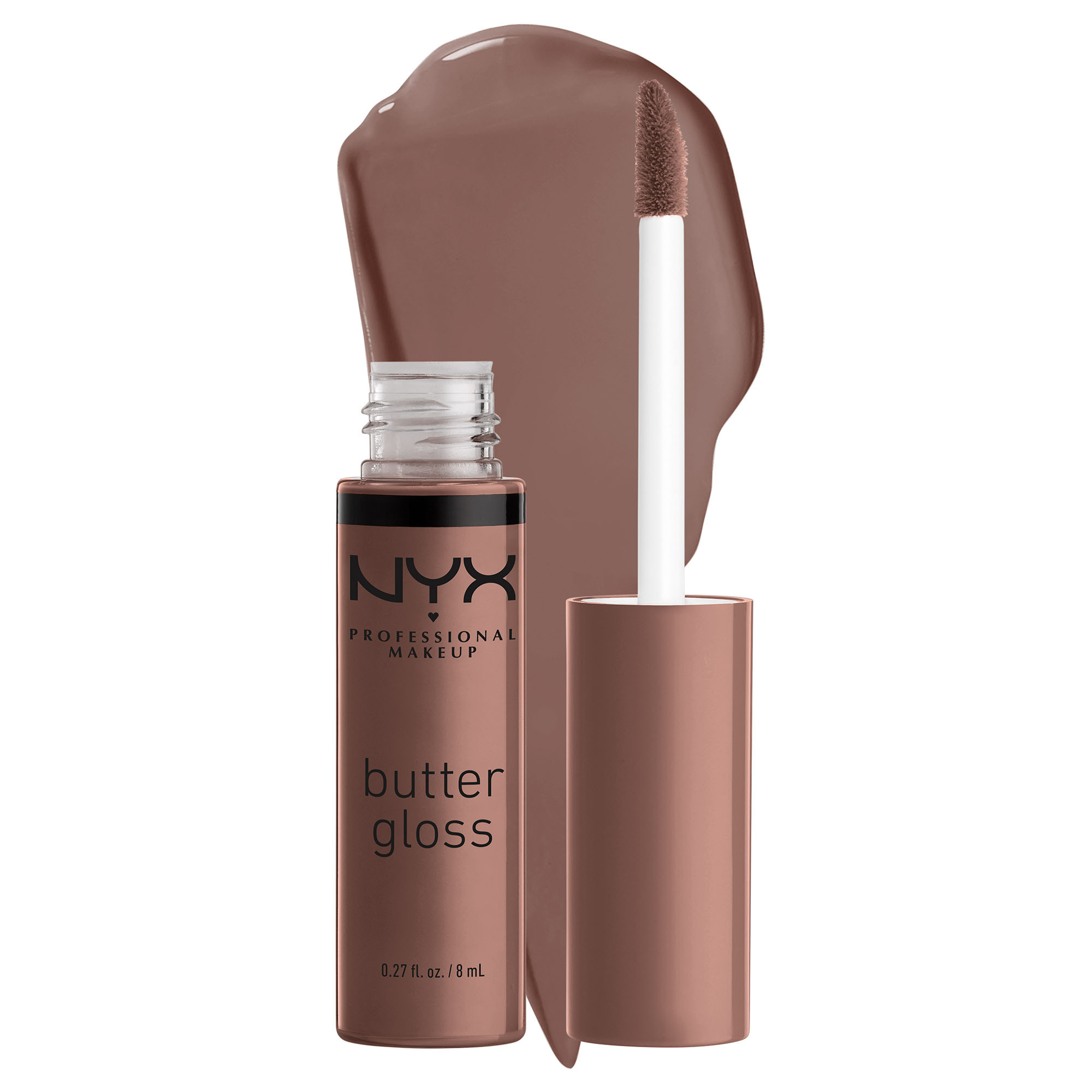 NYX Professional Makeup Butter Gloss, Non-Sticky Lip Gloss, Cinnamon Roll, 0.27 Oz - Walmart.com | Walmart (US)