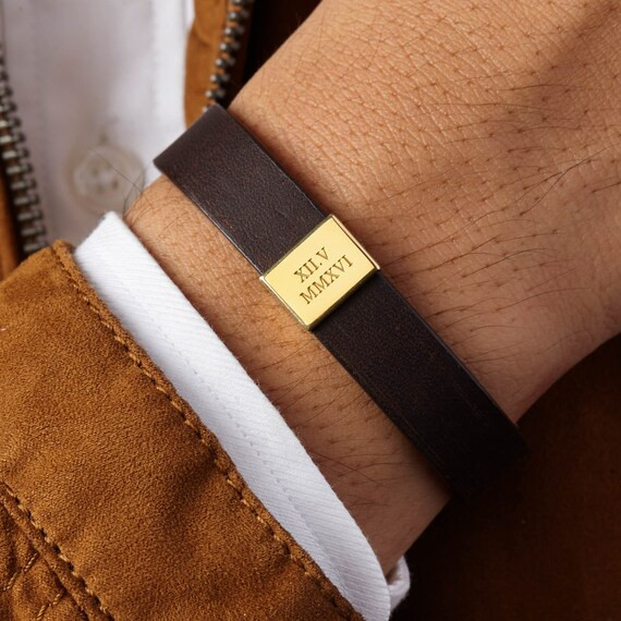 Anniversary Gift For Men Bracelet, Anniversary Bracelet For Boyfriend, Personalized Birthday For ... | Etsy (US)