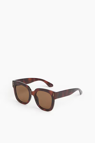 Square Sunglasses - Brown/tortoiseshell-patterned - Ladies | H&M US | H&M (US + CA)