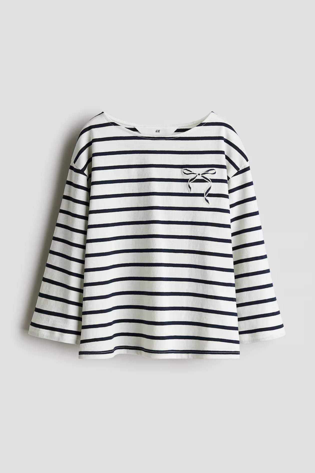 Cotton Top with Embroidered Detail | H&M (US + CA)