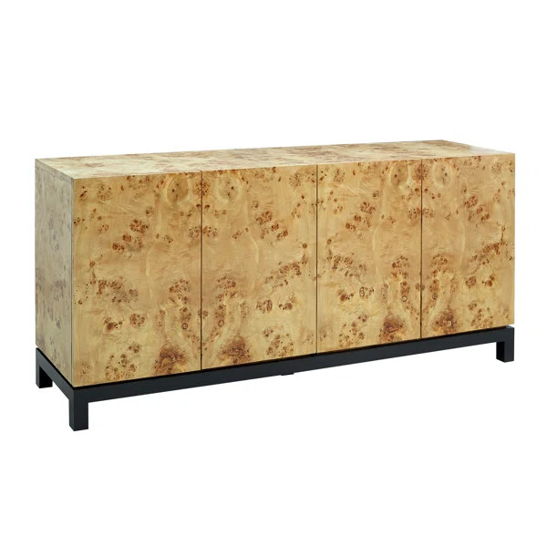 Azra 72'' Wide Mahogany Solid Wood Credenza | Wayfair North America