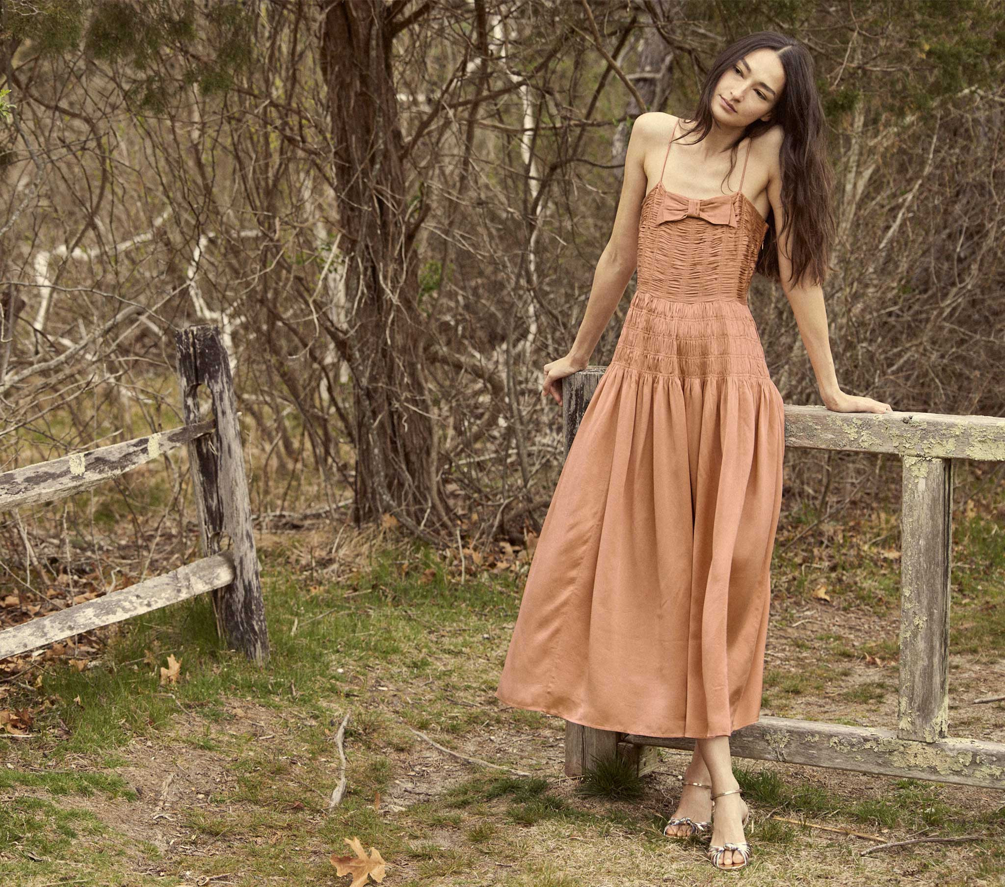 Ambrosia Dress - Papaya | DÔEN | DOEN