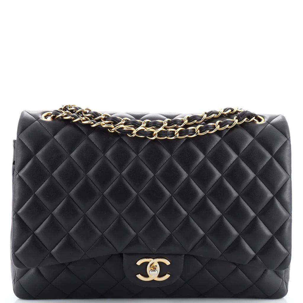 Classic Double Flap Bag Quilted Lambskin Maxi | Rebag