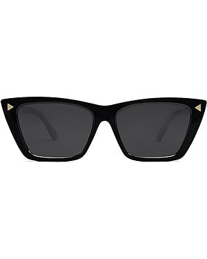 SOJOS Trendy Cute Cat Eye Sunglasses Womens Retro Polarized Women Designer Shades SJ2297 | Amazon (US)