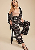 Paisley Floral Print Palazzo High Rise Pant | Maurices