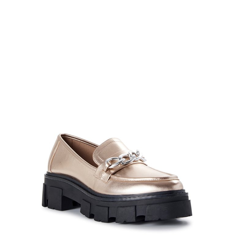 No Boundaries Women's Lug Loafers | Walmart (US)