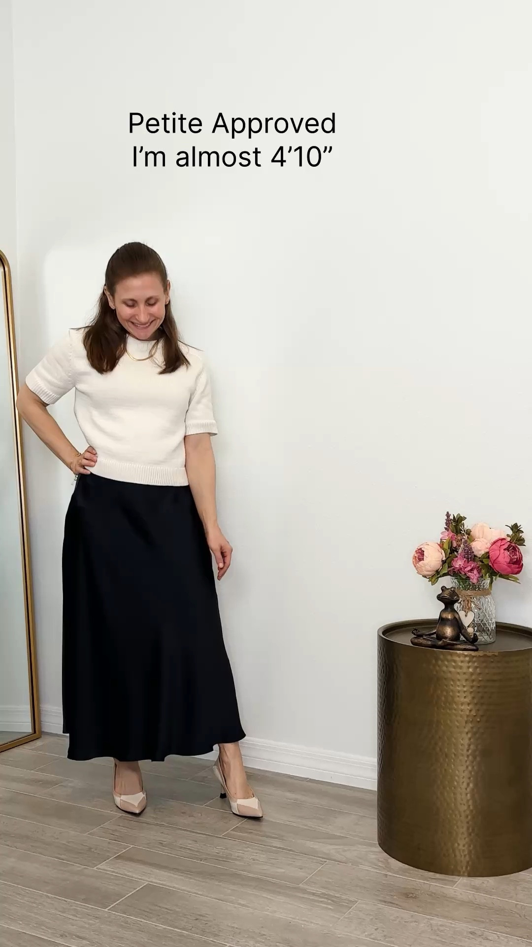Sleek satin skirt that’s petite friendly

#LTKWorkwear #LTKPetite #LTKootd