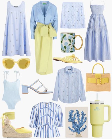 Summer dresses and summer outfits that I’m loving right now. Plus, these citrine accessories and wicker bag are so chic!

#LTKstyletip #LTKswim #LTKSeasonal