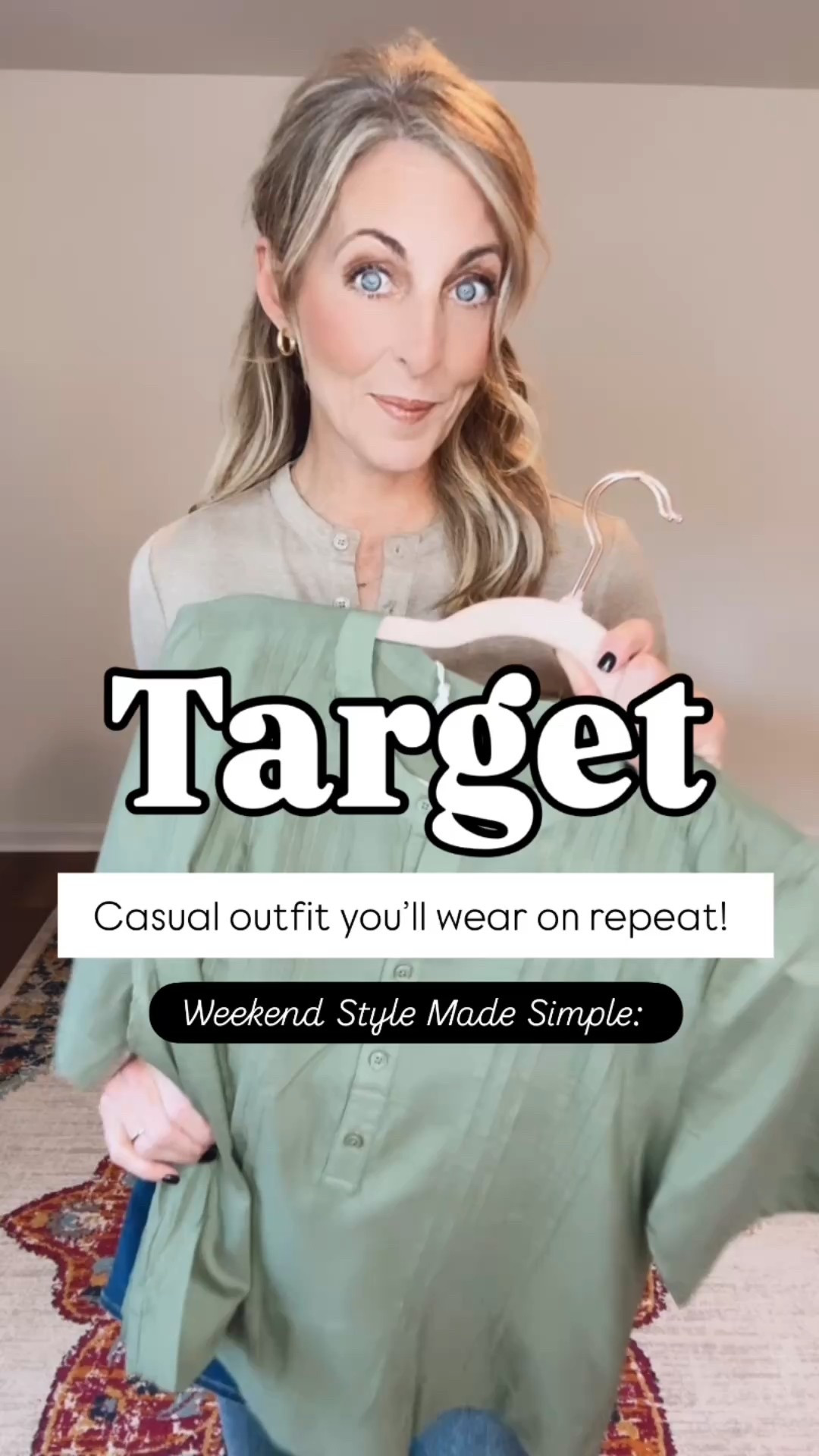 Casual, affordable, and perfect for fall Fridays!! This $28 pair of jeans and $30 Target top are a match made for weekend comfort and style. Comment TARGET to grab them both and more!!

🍂 If you’re looking for casual outfits for women, affordable Target finds, or everyday weekend style under $60—this one’s for you! These women’s straight-leg jeans are a classic under $30 find that fit true to size (I’m in a 0). The olive button-front Target top is lightweight, breezy, and so easy to pair with denim for a simple Friday look. Both pieces are comfortable, budget-friendly, and timeless staples you’ll reach for all season. 👖



#LTKFindsUnder50 #LTKOver40 #LTKSeasonal
