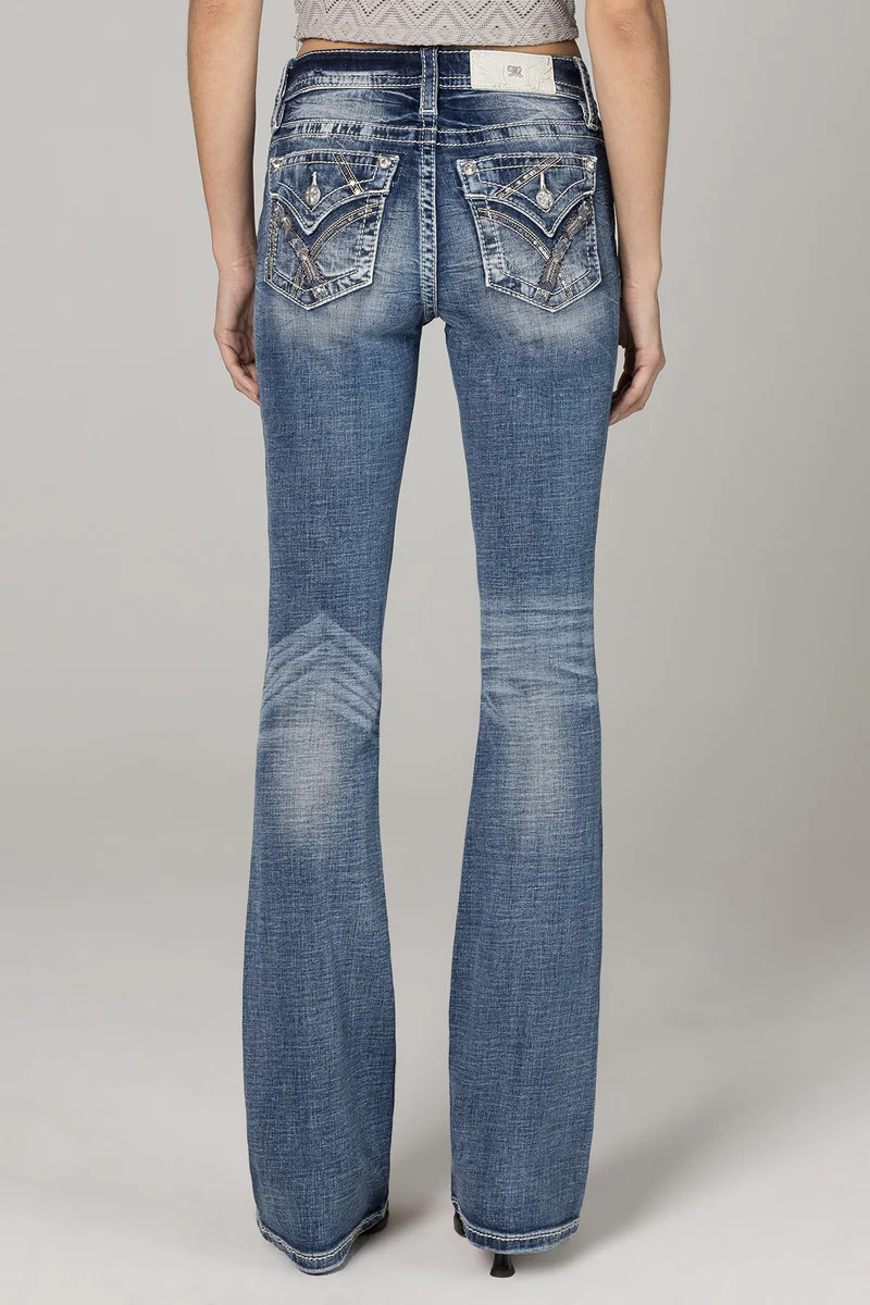 Sequin Road Bootcut Jean | Miss Me