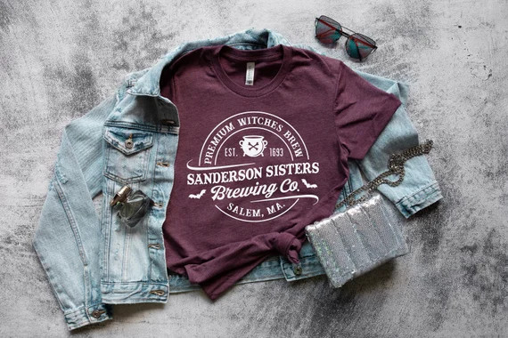 Sanderson Sisters Brewing Co Graphic Tee, Hocus Pocus T Shirt, Witchcraft, Witch T Shirt, Magic T... | Etsy (US)